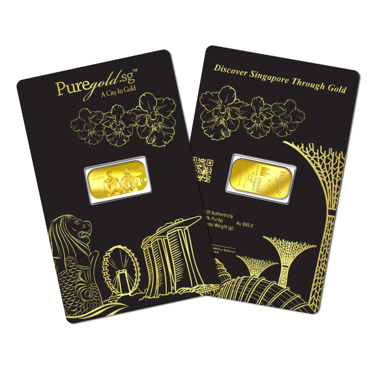 퓨어골드 24K 순금 싱가폴 프리미엄 골드바 2g 한복(puregoldsg Korean Hanbok 2G Gold Bar) - 6
