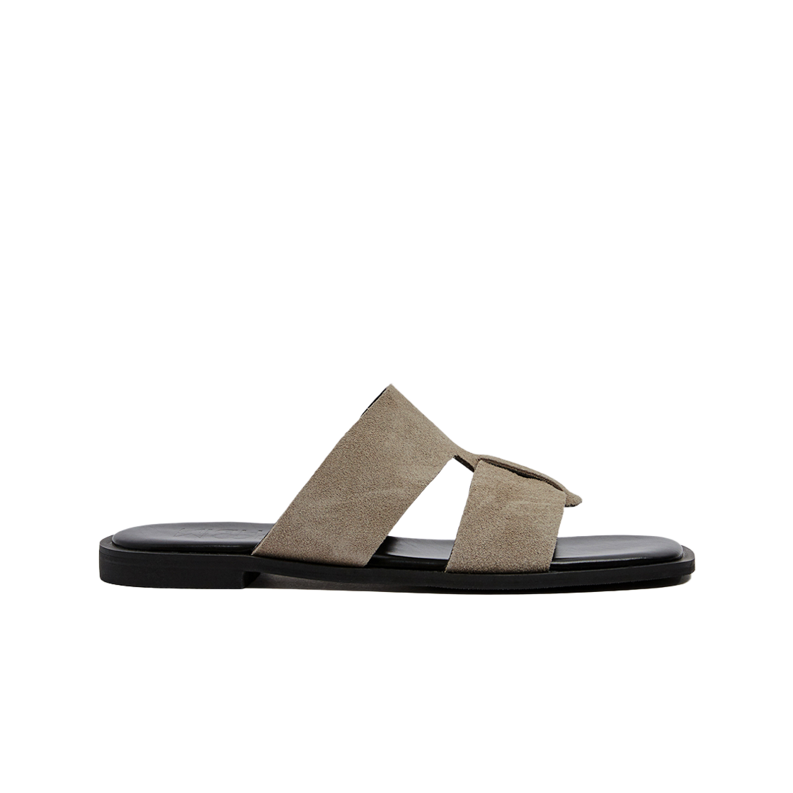 무드나잇 루스 소프트레더 스퀘어 슬라이드 l 애쉬 스웨이드(Moodnight Ruth Soft Leather Slides l Ash Suede)