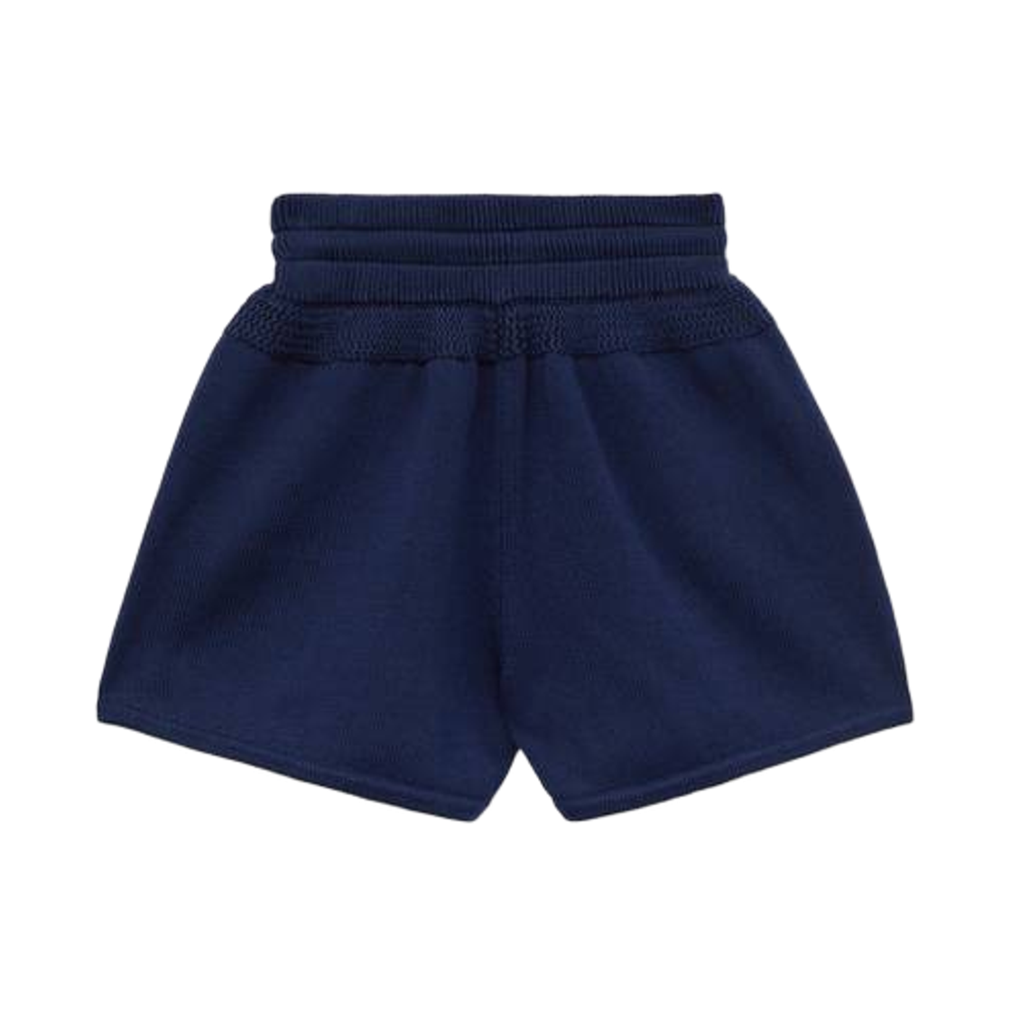 (W) 겐조 시그니쳐 코튼 울 쇼츠 블루 블랙((W) Kenzo Signature Shorts in Cotton Wool Blue Black) - 2