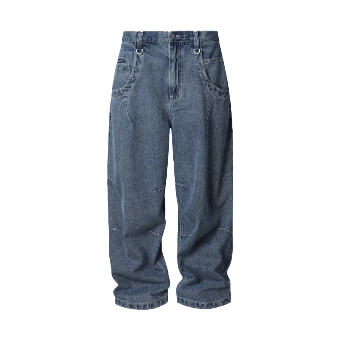 코너블레스 에센셜 라이트 와이드 데님 팬츠 미드블루(CORNERBLESS Essential Light Wide Denim Pants Mid Blue)