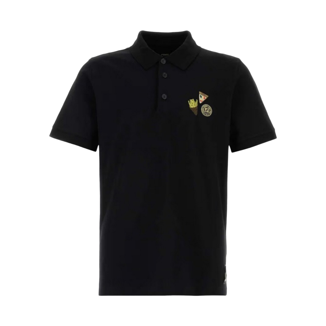 펜디 자수 폴로 티셔츠 블랙(Fendi Embroidery Polo T-Shirt Black)