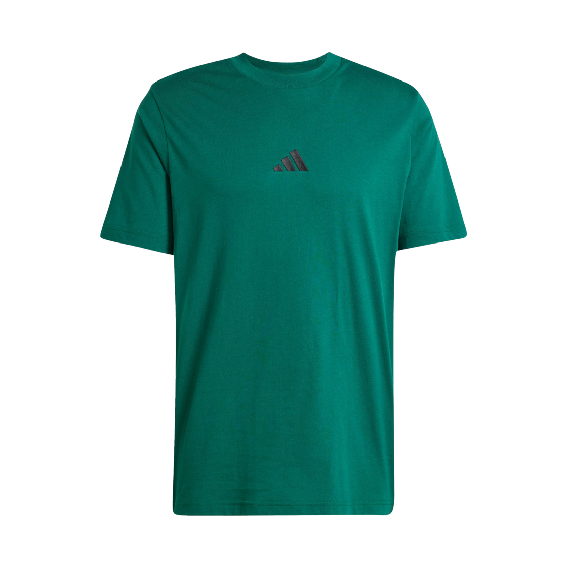 JD1905 Adidas Essentials 3-Stripes Single Jersey T-Shirt Collegiate Green Black - KR Sizing