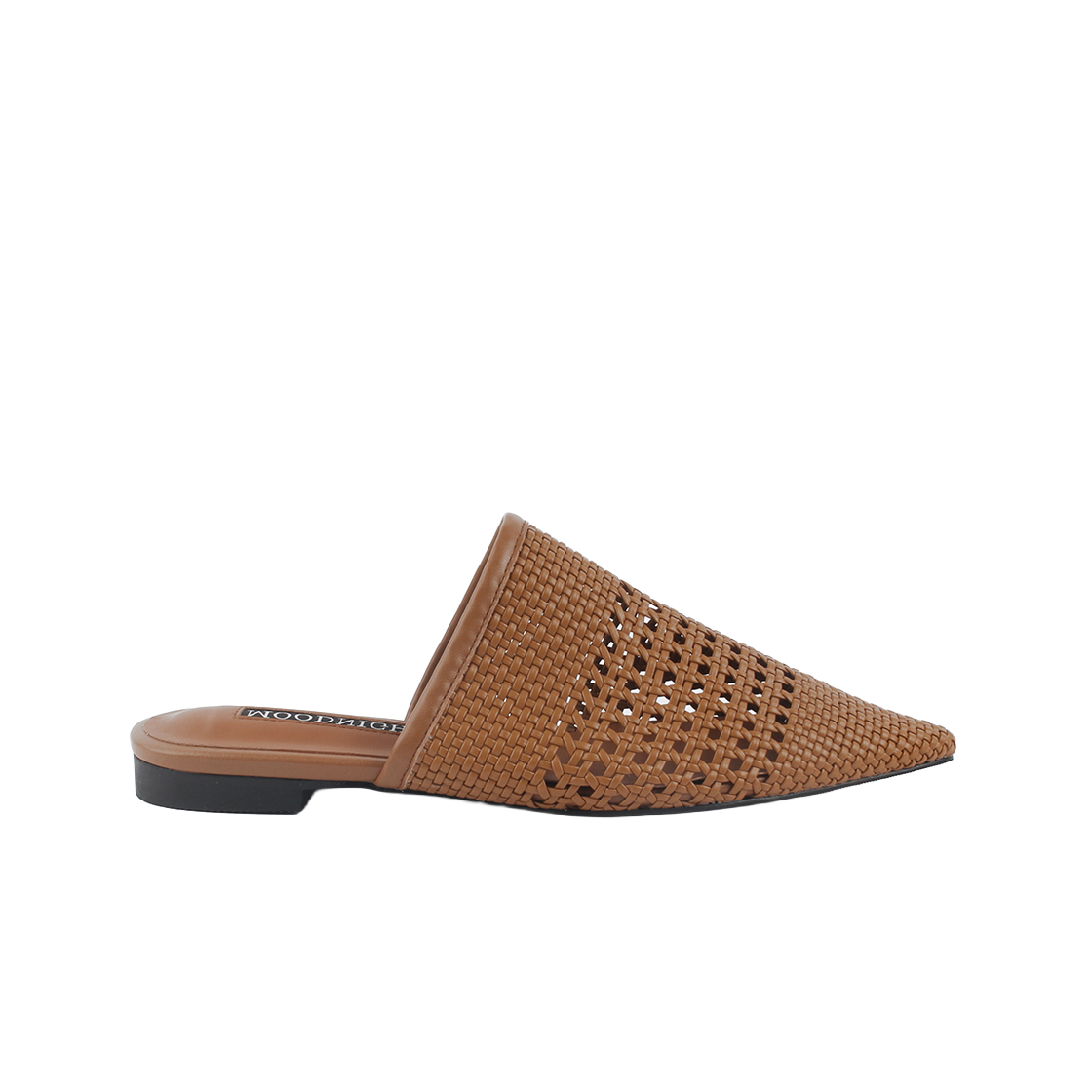 MD0033_2 Moodnight Weaving Slides Bloafer l Camel