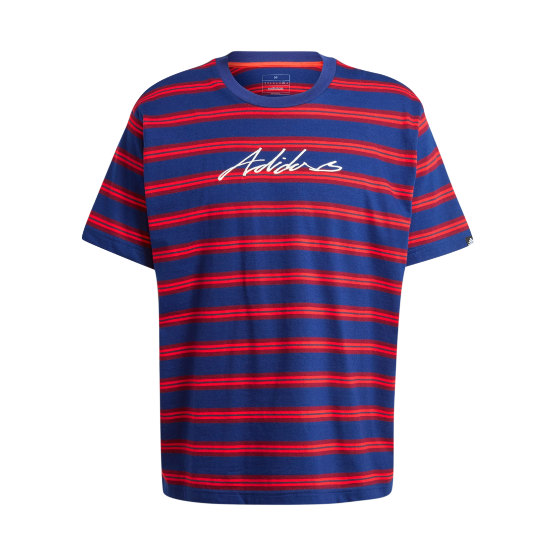 IR5829 Adidas Americana Stripes T-Shirt Dark Blue - KR Sizing