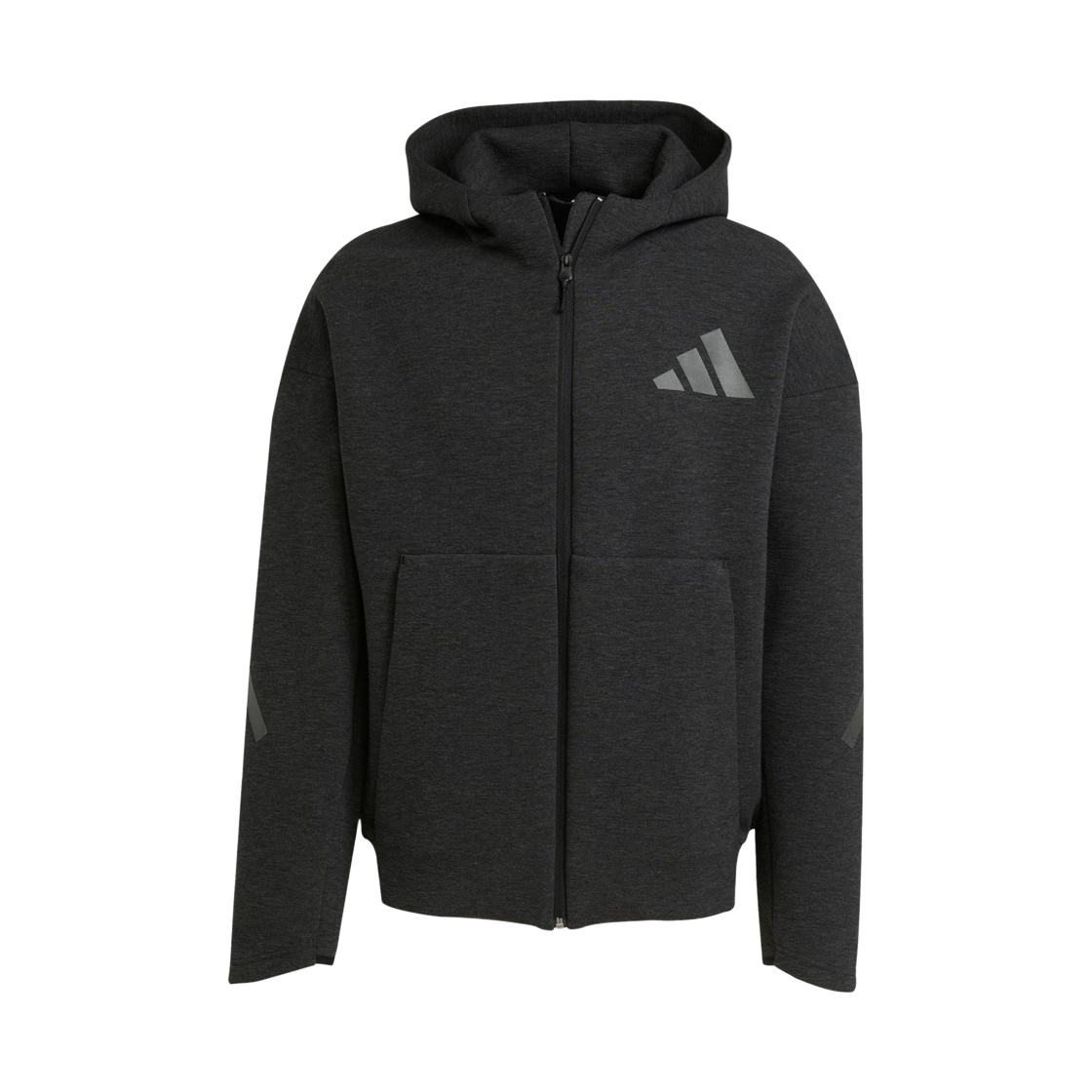 JM6055 Adidas Sportswear Z.N.E. Premium Full-Zip Hoodie Black Melange - KR Sizing