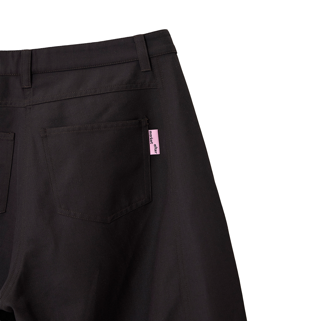 애프터마켓 벌룬 핏 울 트라우저 다크 브라운(aftermarket Balloon Fit Wool Trouser Dark Brown) - 3