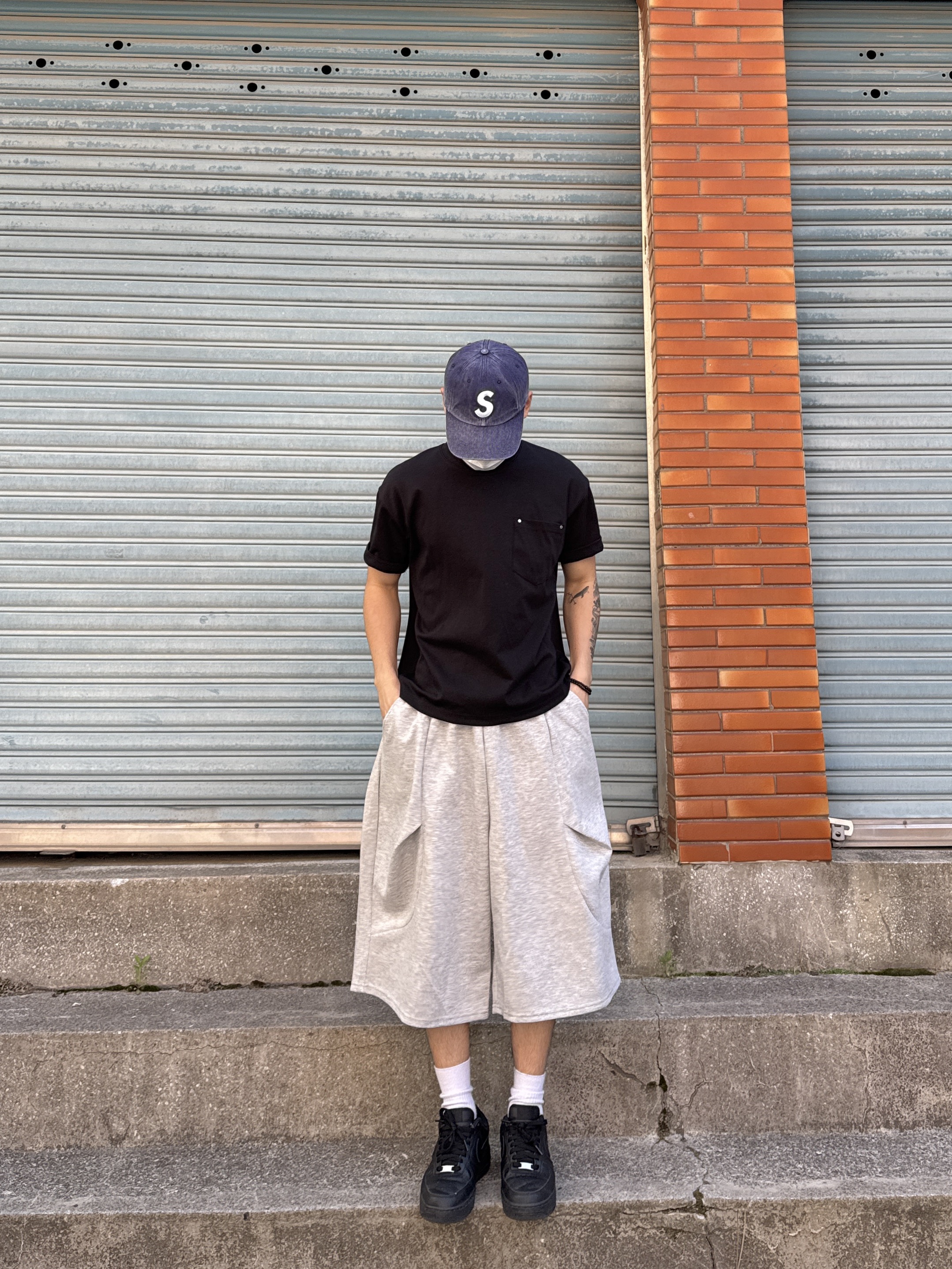 Supreme Pigment S Logo 6-Panel Navy - 24FW, Supreme Pigment Coated S Logo 6-Panel Navy - 26SS 착용 스타일 - 3