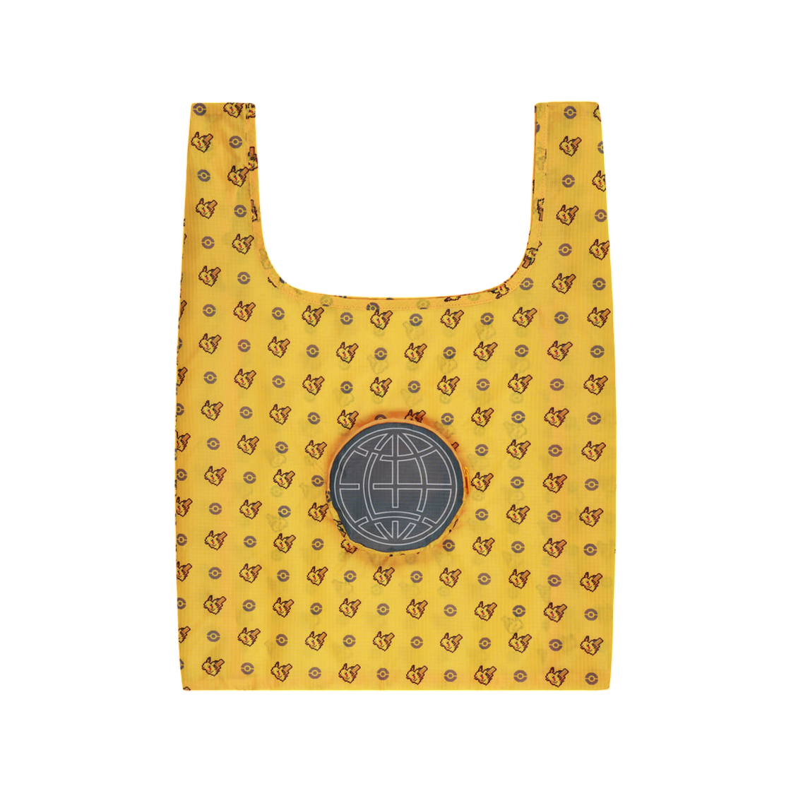 엘엠씨 x 포켓몬 픽셀 아트 몬스터 볼 패커블 백 옐로우(LMC x Pokemon Pixel Art Monster Ball Packable Bag Yellow)