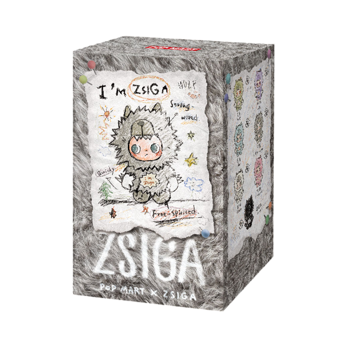 - Pop Mart Zsiga I'm Zsiga Series Vinyl Push Pendant Sealed Case (1 Blind Box)