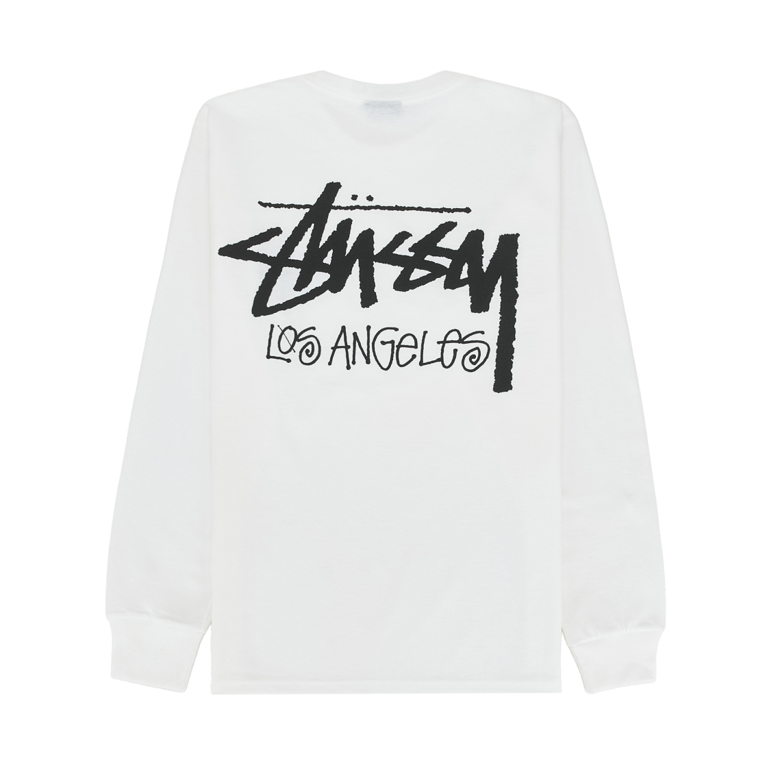 스투시 스탁 로스앤젤레스 롱슬리브 티셔츠 화이트(Stussy Stock Los Angeles LS T-Shirt White) - 1