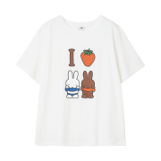 MILLO WOMEN x miffy I Love Miffy T-Shirt Ivory