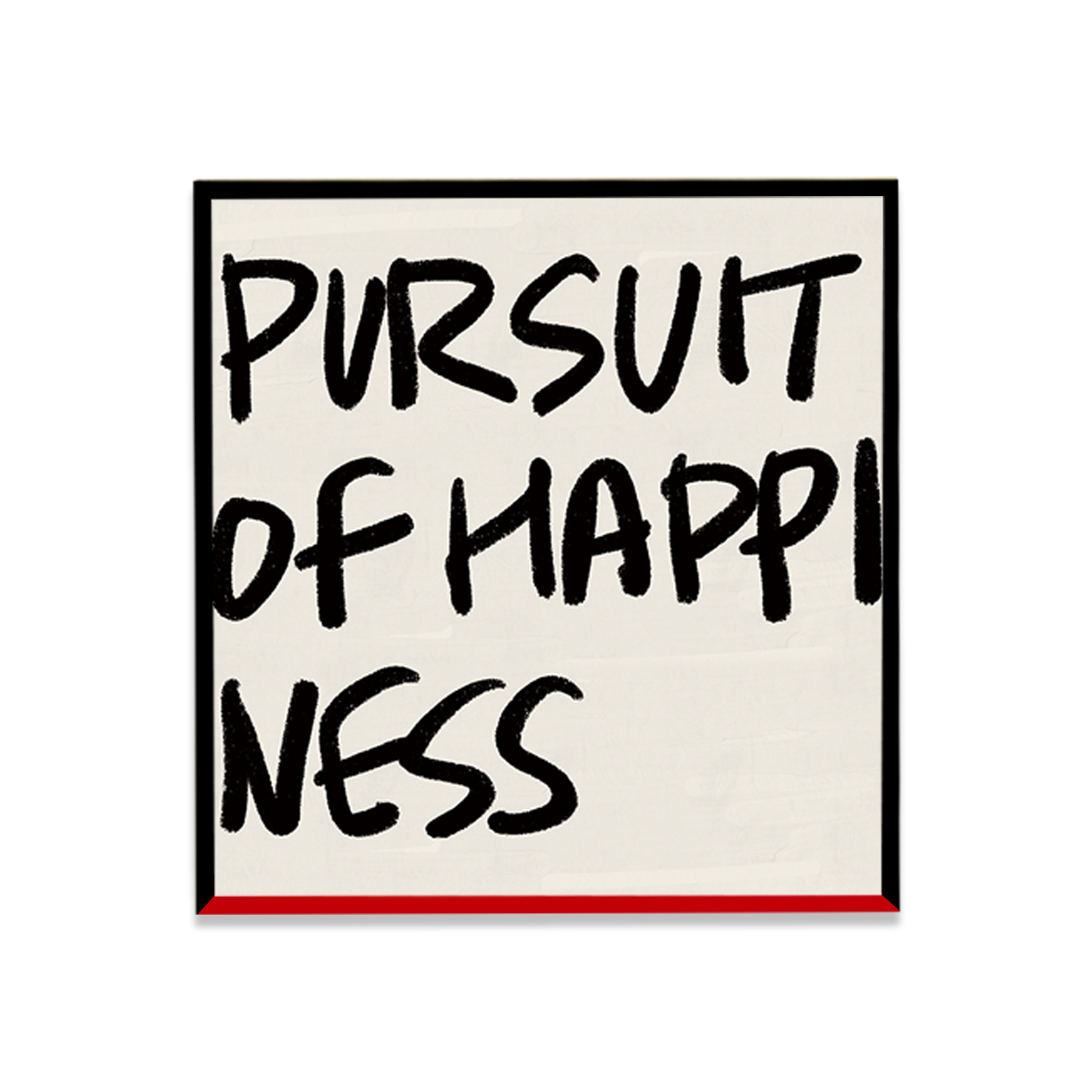 스티키606 PURSUIT OF HAPPINESS 아트 포스터 30X30cm 인테리어 액자 컬러 프레임(STICKY606 PURSUIT OF HAPPINESS art poster 30x30cm color frame)