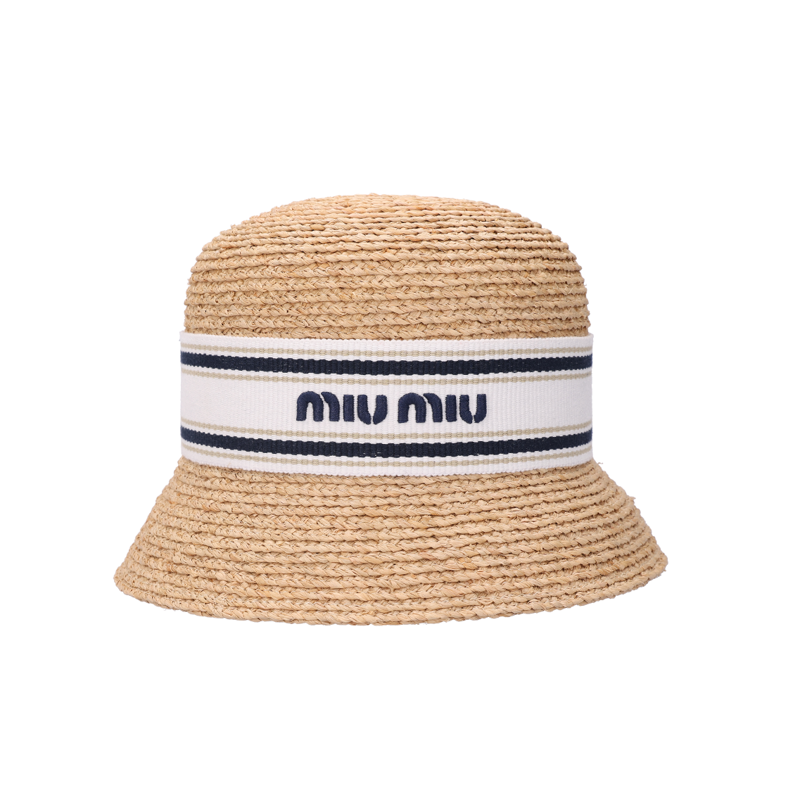 IT62RV4KFJGF Miu Miu Raffia Hat 5HC307