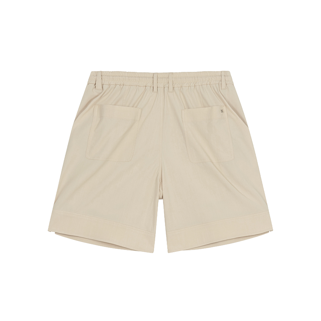 지오송지오 슬릿 원턱 쇼츠 라이트 베이지 ZI3PT307LE(ZIOSONGZIO Slit One Tuck Shorts Light Beige) - 2