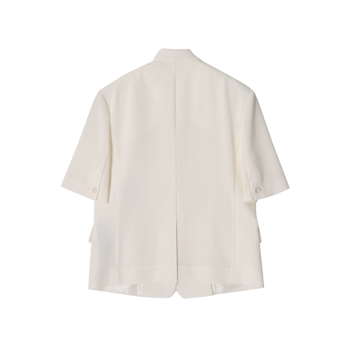 (W) 송지오 아티저널 하프 슬리브 자켓 아이보리((W) SONGZIO Artisanal Half Sleeve Jacket Ivory) - 2