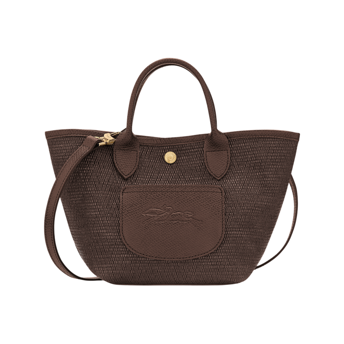 10307HGK002 Longchamp Le Pliage Collection XS Basket Bag Mocha