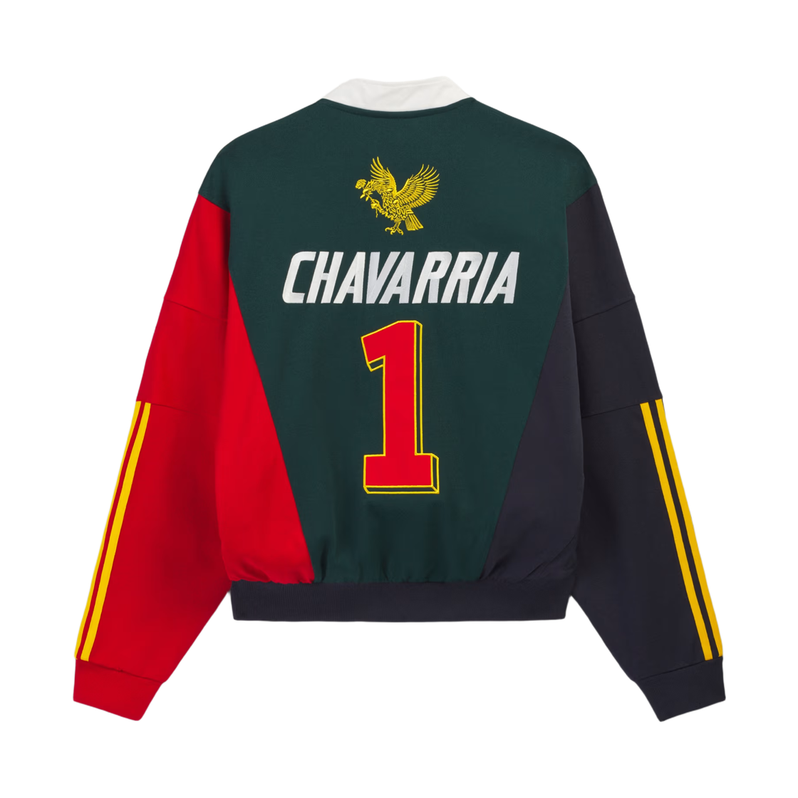 아디다스 x 윌리 차바리아 왓슨빌 쿼터 집 오로라 아이비 레전드 잉크 - KR 사이즈(Adidas x Willy Chavarria Watsonville Quarter Zip Aurora Ivy Legend Ink - KR Sizing) - 2