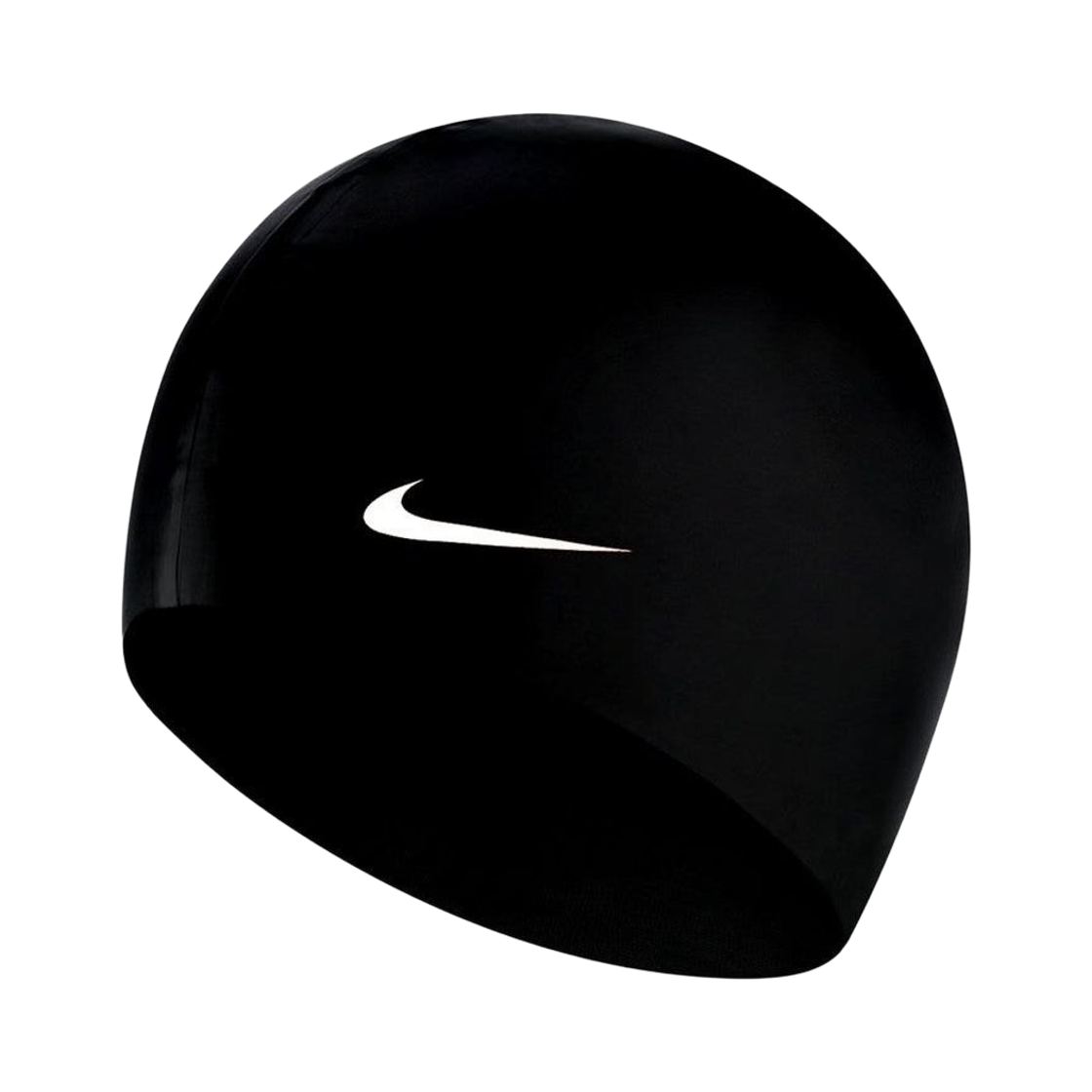 나이키 스윔 솔리드 실리콘 캡 블랙 화이트(Nike Swim Solid Silicone Cap Black White) - 1
