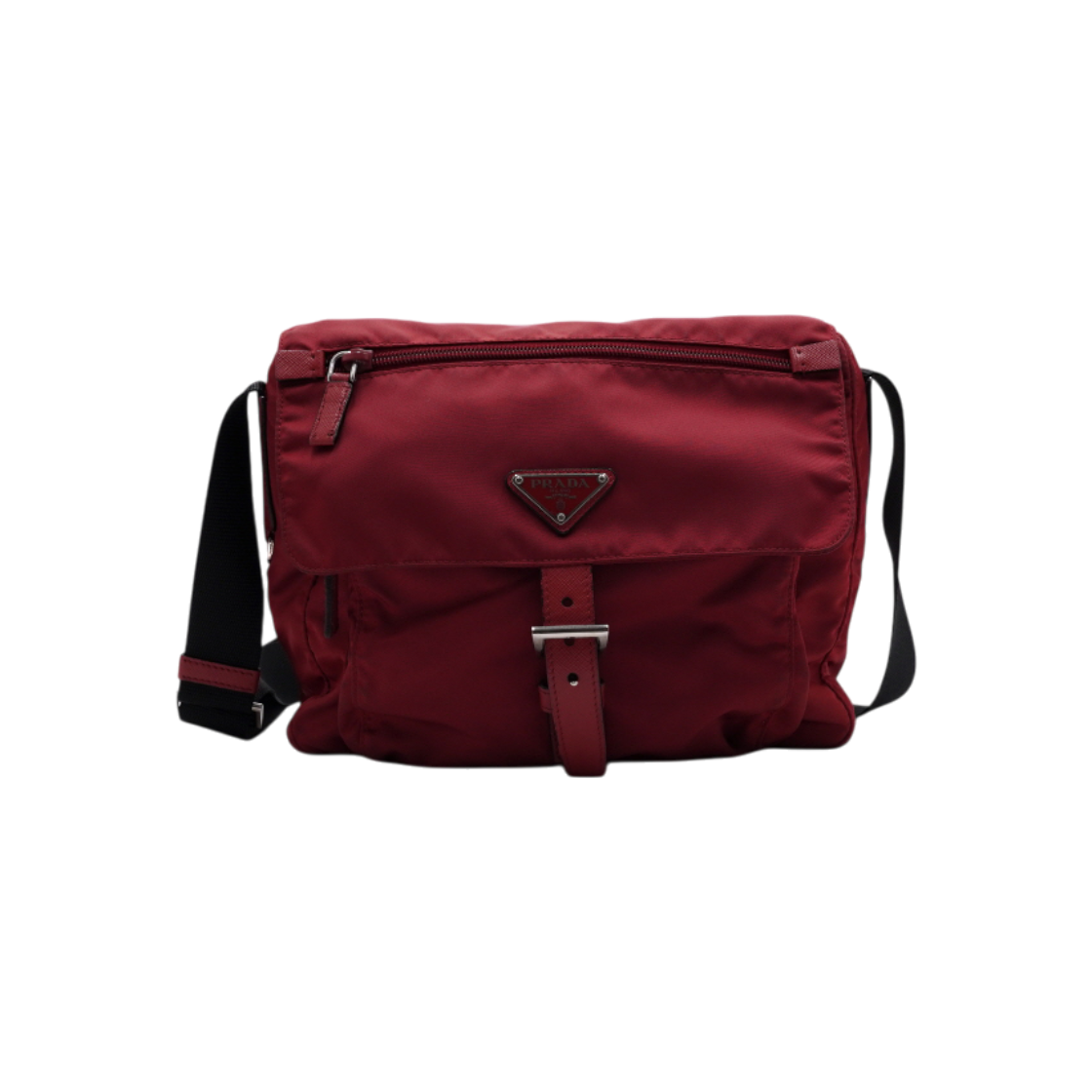 프라다 BT8994 레드 테수토 포코노 나일론 숄더백 겸 크로스백aa64562(Prada BT8994 Red Tessuto Pocono Nylon Shoulder & Crossbody Bag)