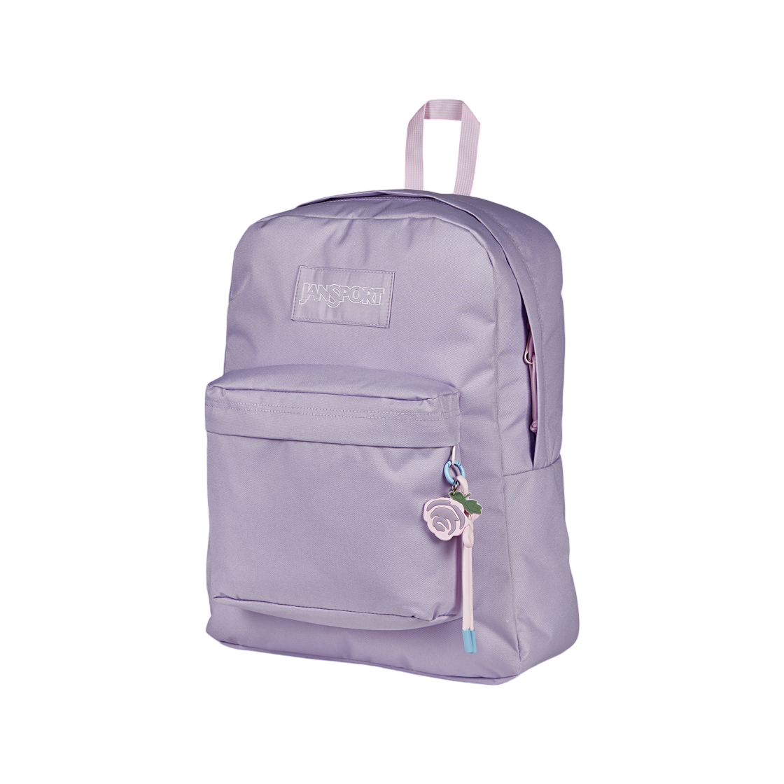 잔스포츠 슈퍼브레이크 플러스 참드 백팩 참드 파스텔 라일락(Jansport Superbreak Plus Charmed Backpack Charmed Pastel Lilac) - 2