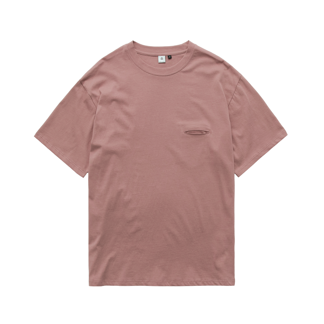 폴리테루 슬래쉬 컷 티셔츠 핑크(Polyteru Slash Cut T-Shirt Pink)