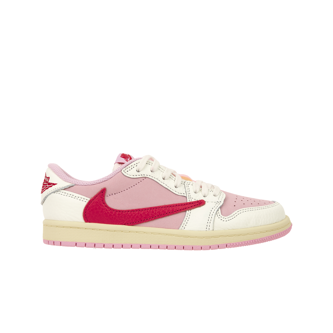 (PS) 조던 1 x 트래비스 스캇 레트로 로우 OG SP 세일 트로피컬 핑크((PS) Jordan 1 x Travis Scott Retro Low OG SP Sail Tropical Pink)