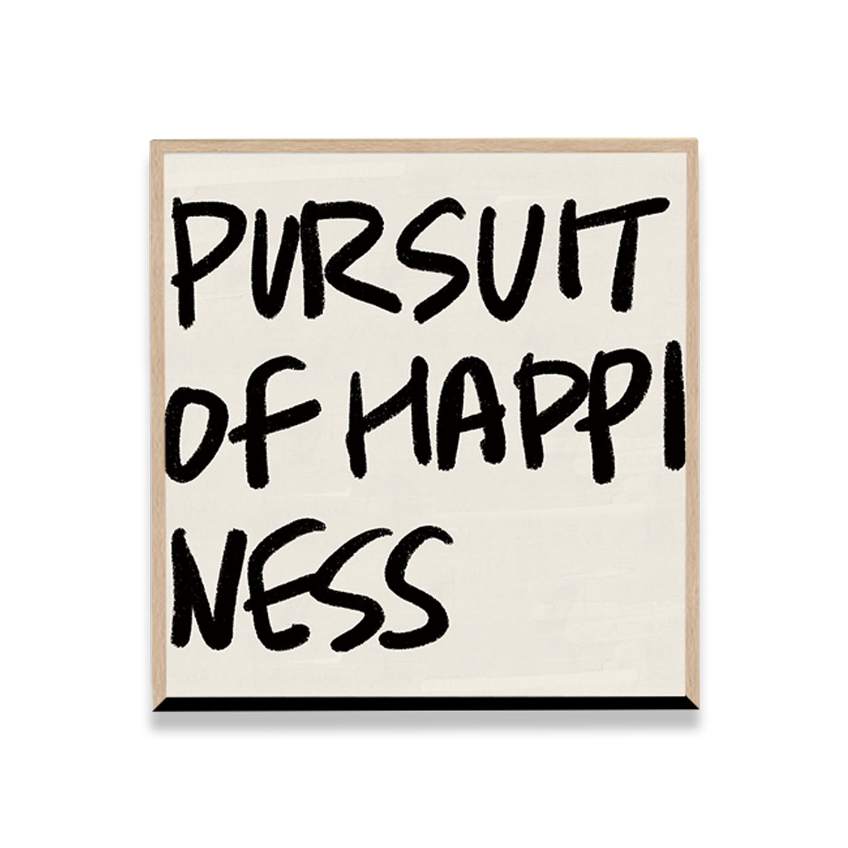 스티키606 PURSUIT OF HAPPINESS 아트 포스터 30X30cm 인테리어 액자 컬러 프레임(STICKY606 PURSUIT OF HAPPINESS art poster 30x30cm color frame) - 2
