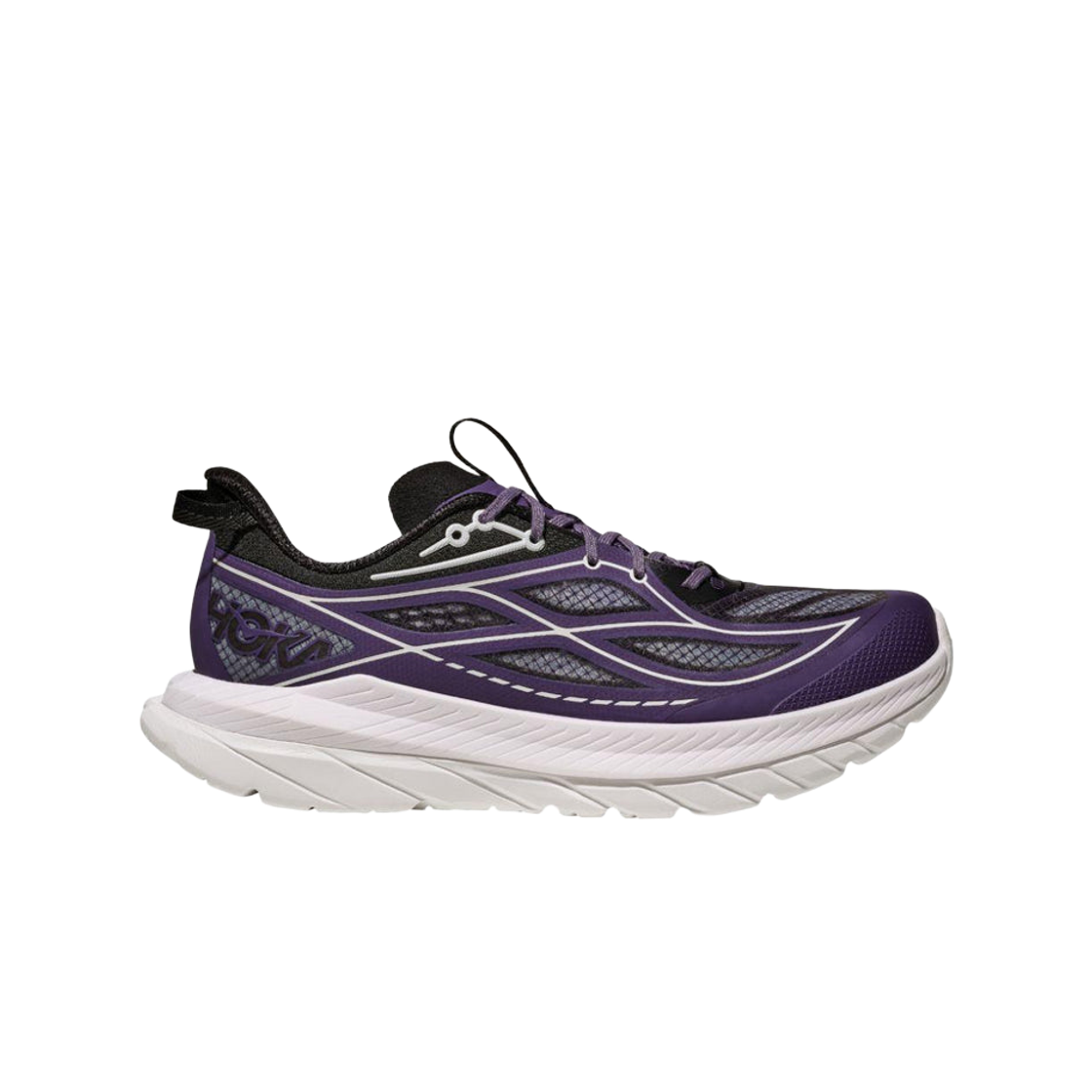 1176251-BYPT (W) Hoka Mach Remastered Berry Patch Carbon Black