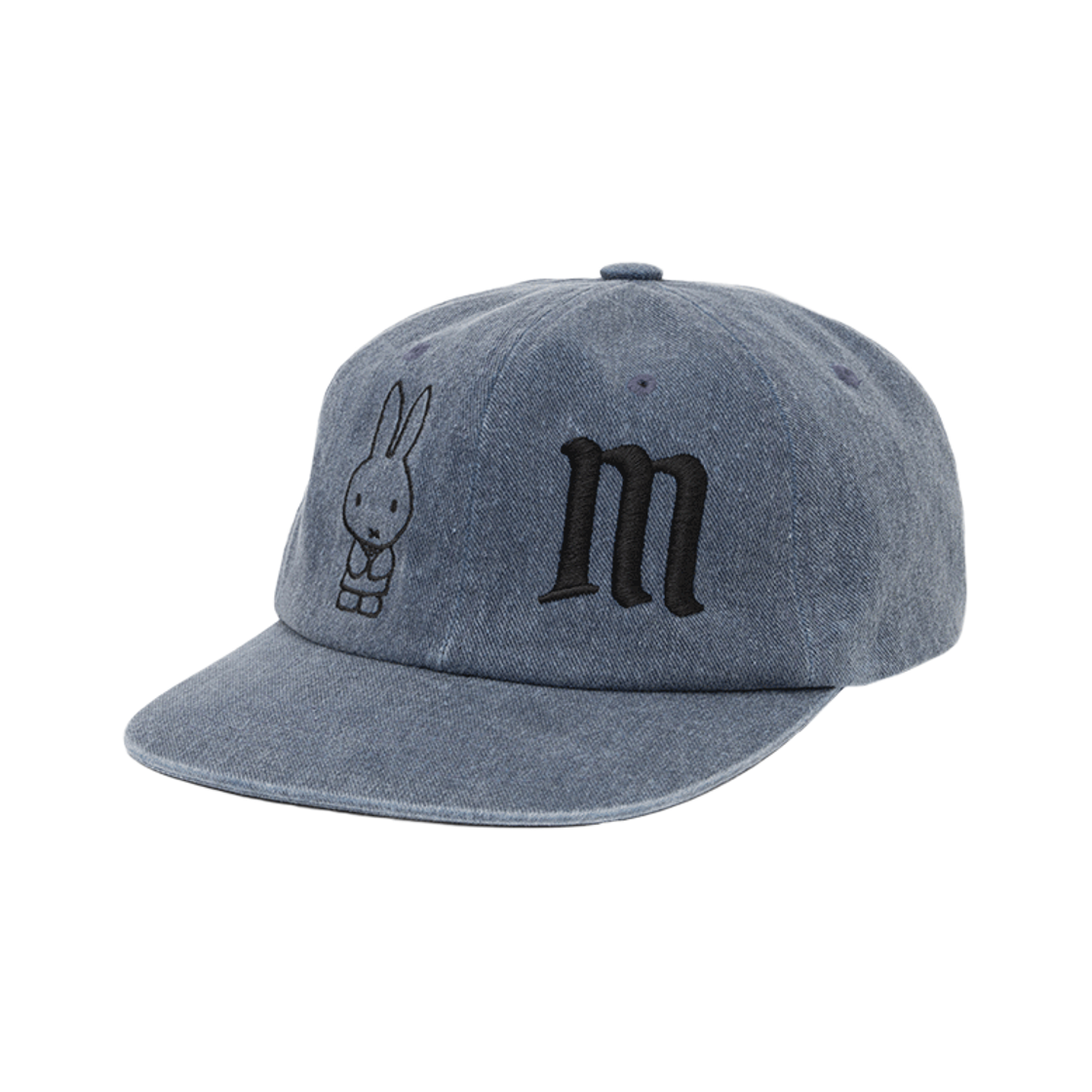 밀로 우먼 x 미피 미피 시그니처 캡 빈티지 블루(MILLO WOMEN x miffy Miffy Signature Cap Vintage Blue)
