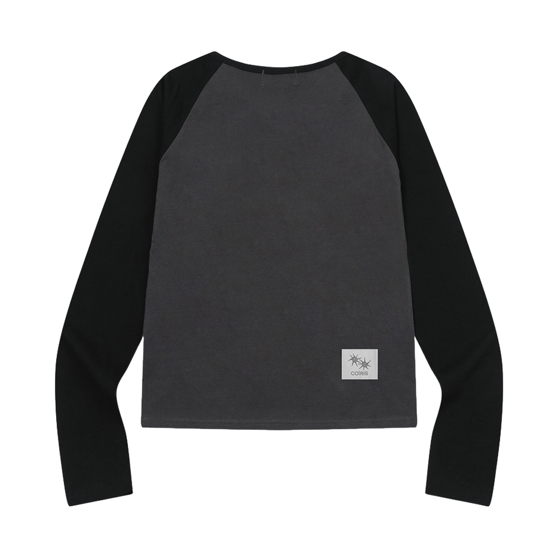 코이리스 레이쉬 나그랑 배색 긴팔 티 차콜(Coiris Raish Raglan Long Sleeve T Charcoal) - 2
