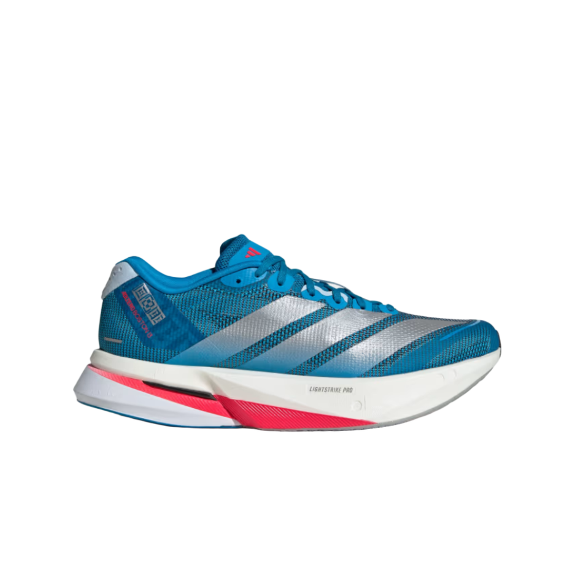 JR4867 (W) Adidas Adizero Boston 13 Solar Blue Silver Metallic