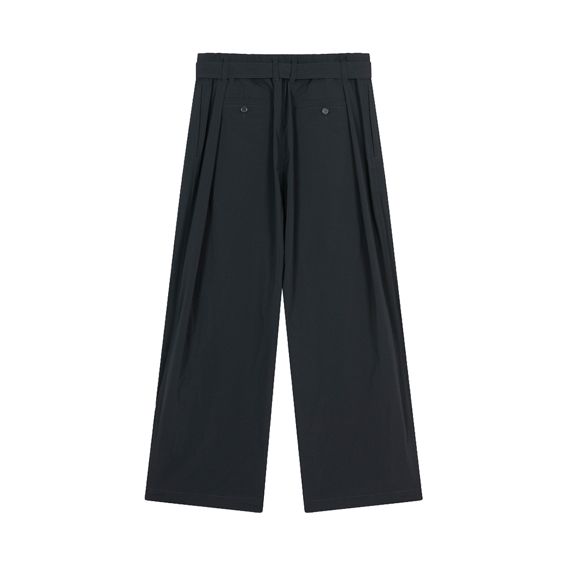 지오송지오 벨티드 커브드 팬츠 차콜 ZI2PT210CH(ZIOSONGZIO Belted Curved Pants Charcoal) - 2