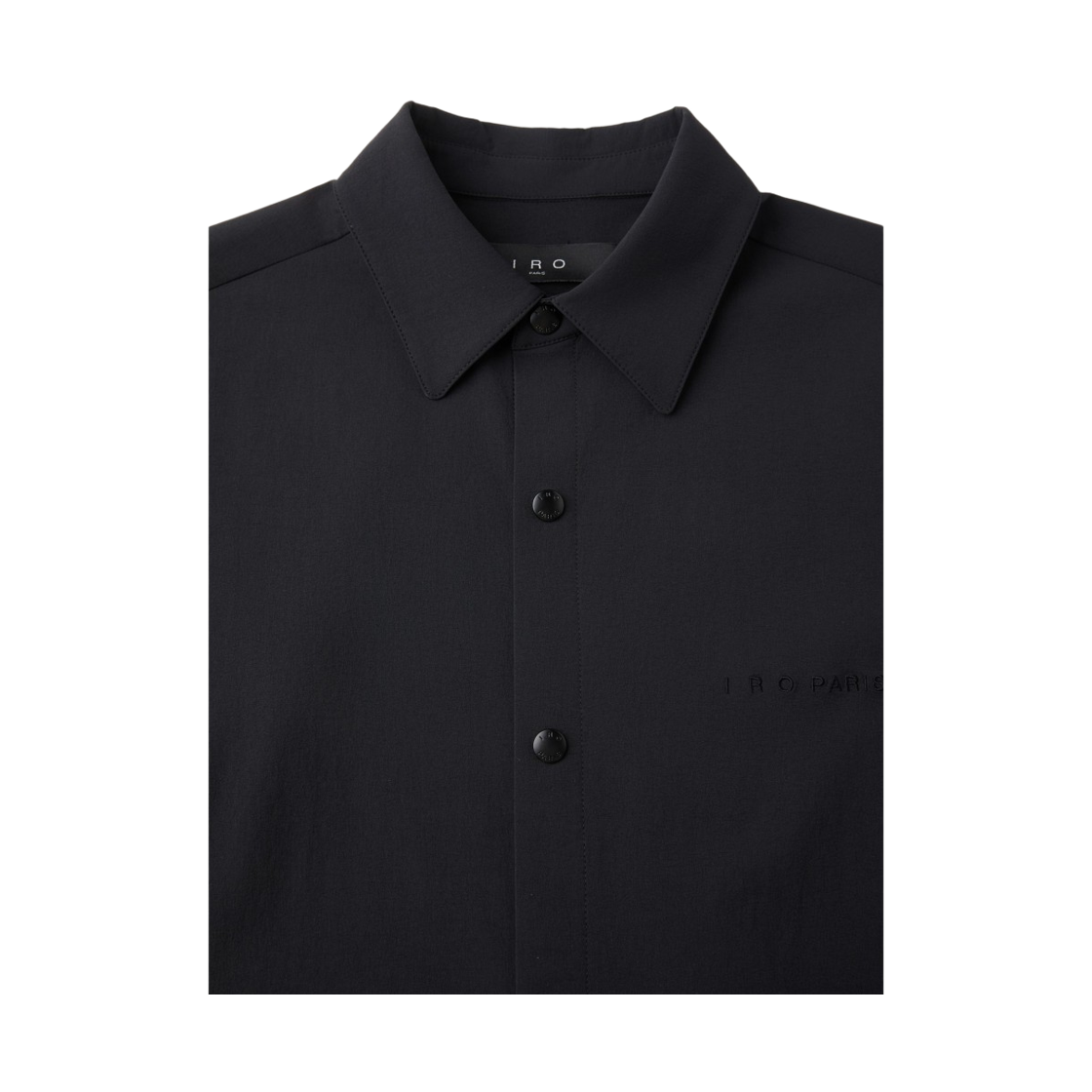 이로 온델 나일론 반팔 셔츠 블랙(Iro Ondel Nylon Short-Sleeve Shirt Black) - 4
