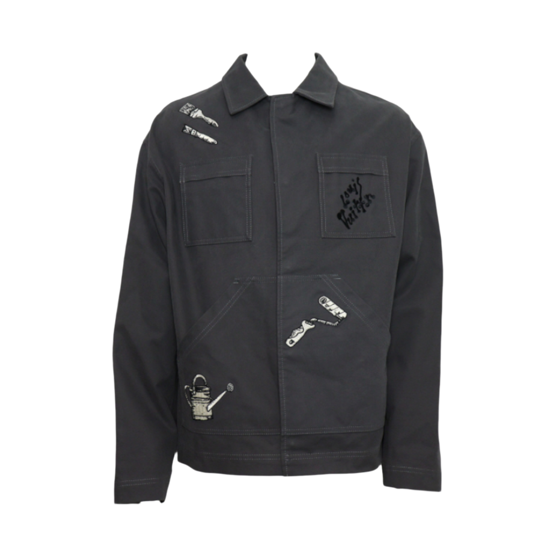 ITIBVN33FPEN Louis Vuitton LV Multi-Tool Embroidered Chore Denim Jacket
