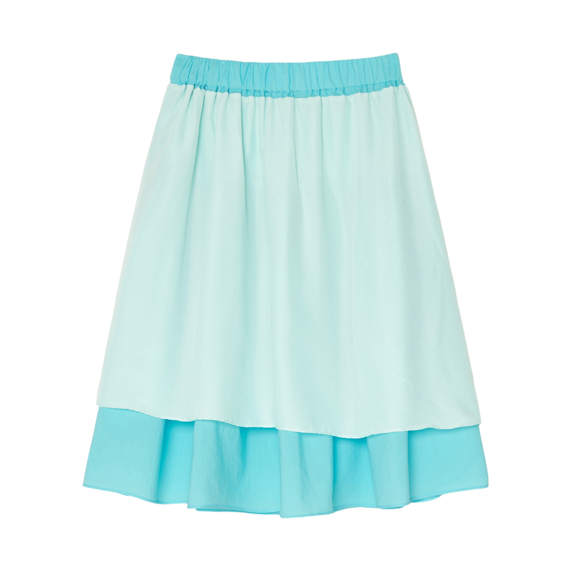 아이썸머리 블룸 레이스 미디 스커트 아쿠아블루(Isummerly Bloom lace skirt - Aqua blue) - 2