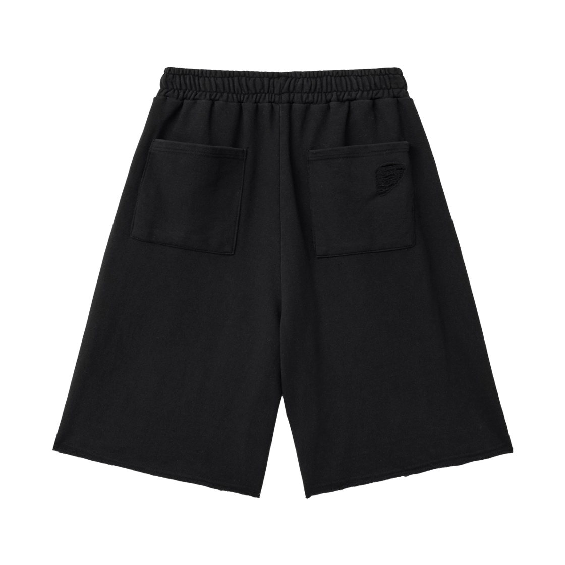 슬릭글로우 데미지 버뮤다 스웨트 팬츠 블랙(SLEEKGLOW Damage Bermuda Sweat Pants Black) - 2