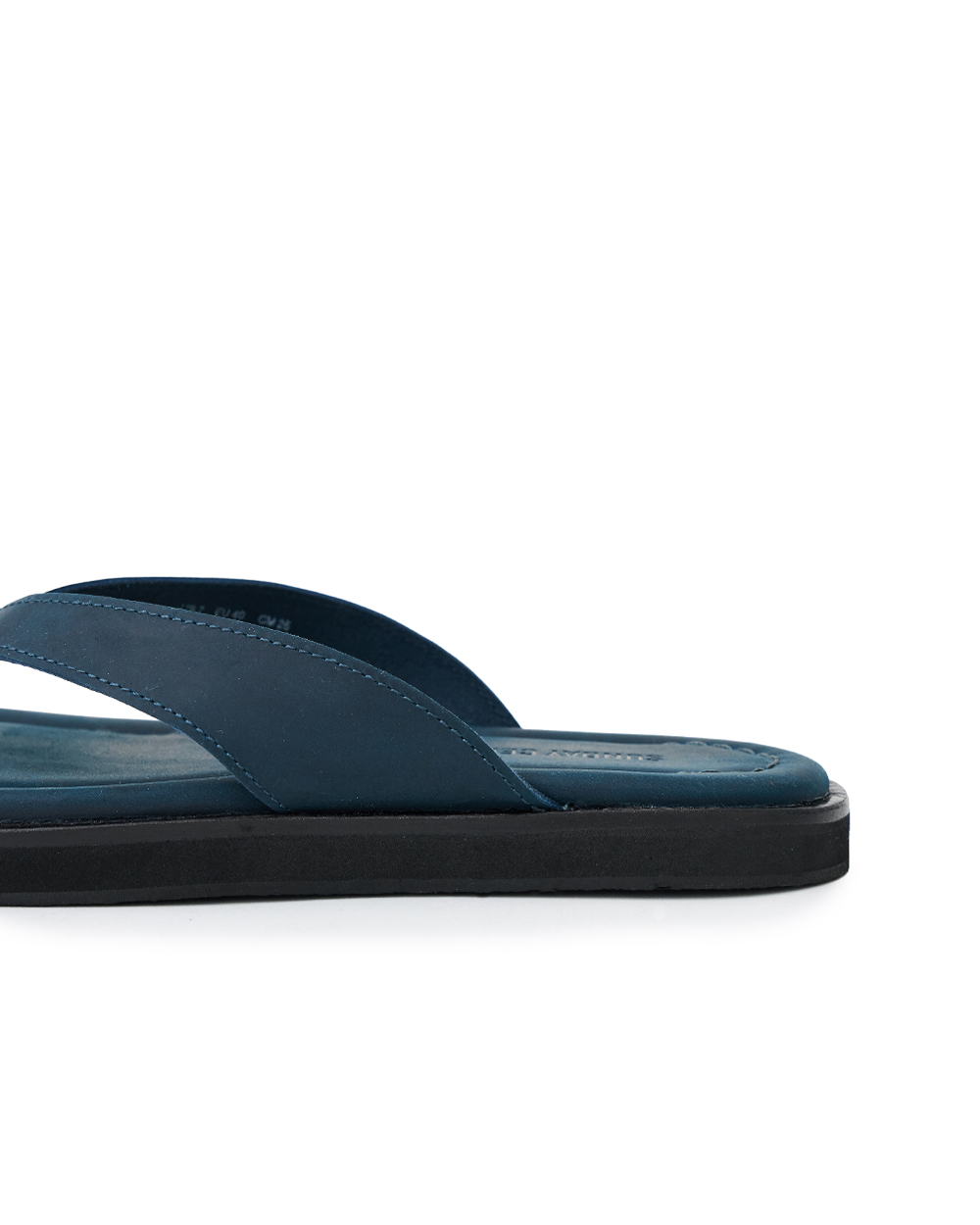 선데이세레머니 빈티지 레더 플립 플랍 - 인디고(SUNDAY CEREMONY Vintage Leather Flip Flops - Indigo) - 6