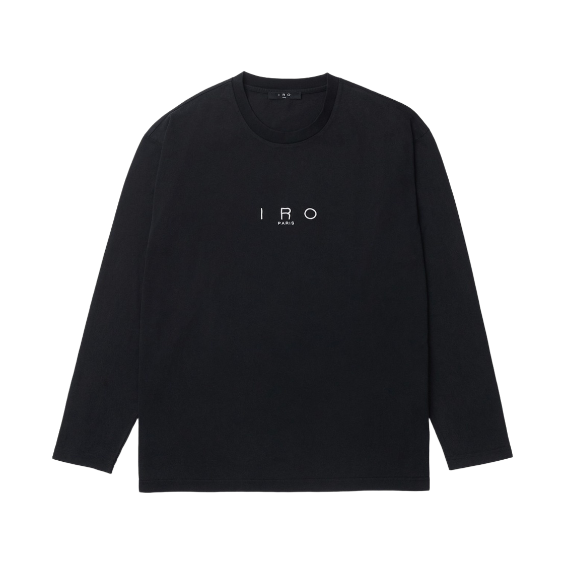 이로 카리스 피그먼트 워싱 로고 롱 슬리브 티셔츠 다크 그레이(Iro Caris Pigment-Washed Logo Short-Sleeve T-Shirt Dark Gray)