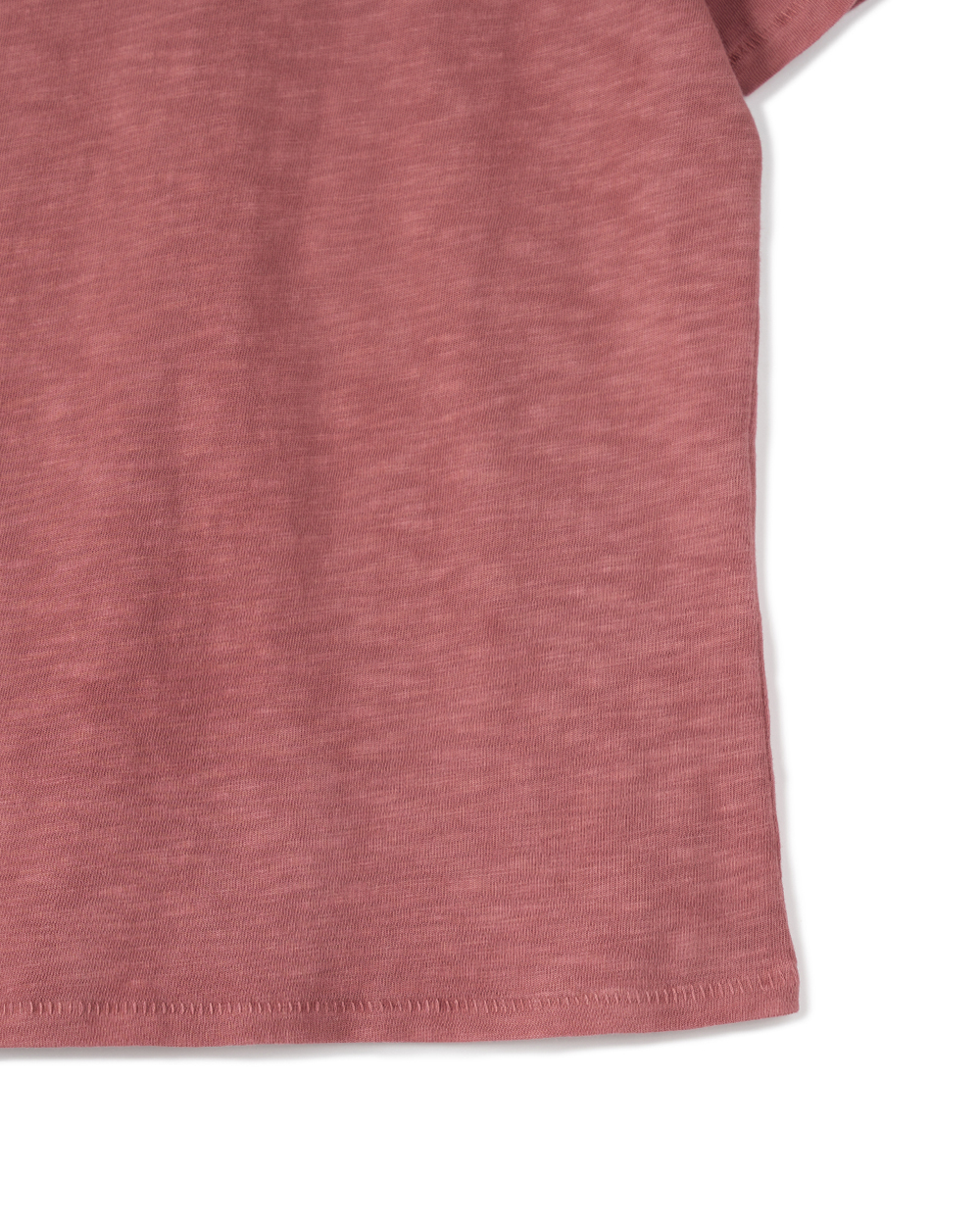 [예약 배송] (W) 선데이세레머니 내추럴 다이드 베이직 슬럽 티 - 딥 핑크([예약 배송] (W) SUNDAY CEREMONY Natural Dyed Basic Slub Tee - Deep Pink) - 6