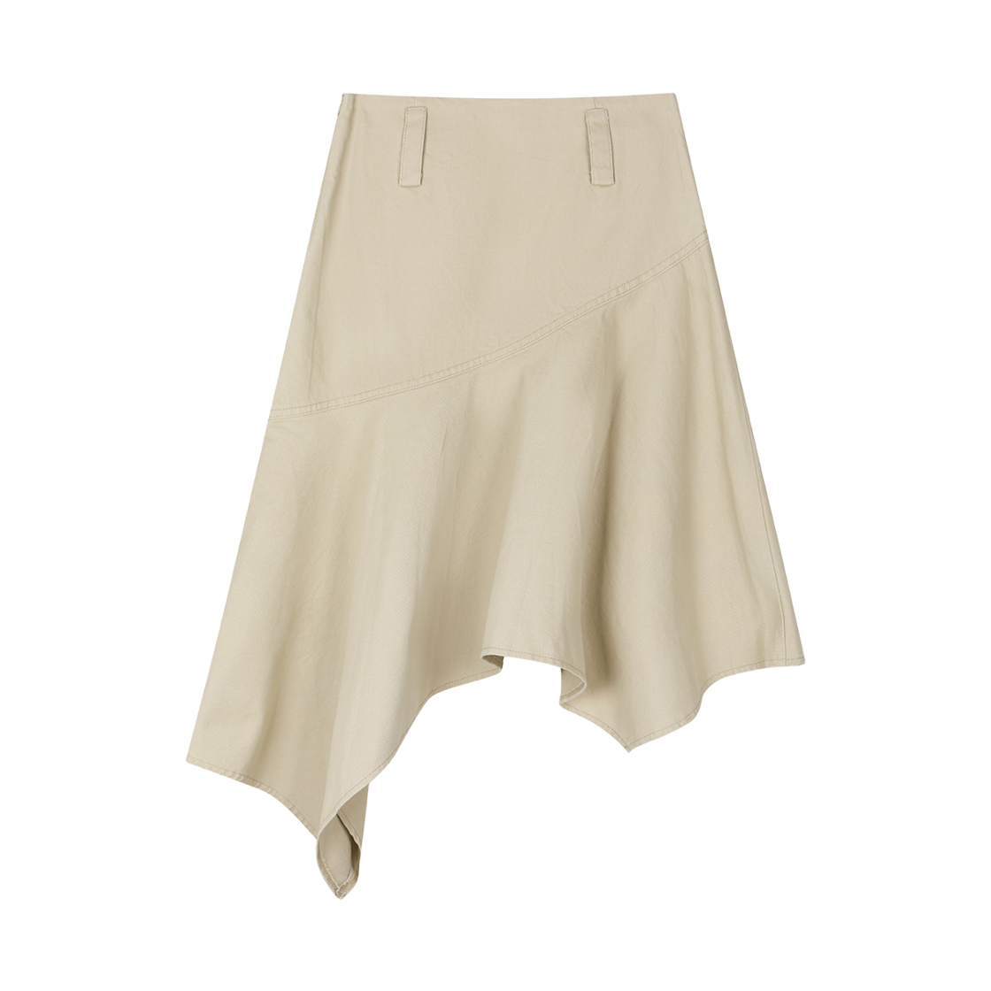 아크무어 어시메트릭 헵번 스커트 베이지(ARCMOOR Asymmetric Hepburn Skirt Begie) - 2