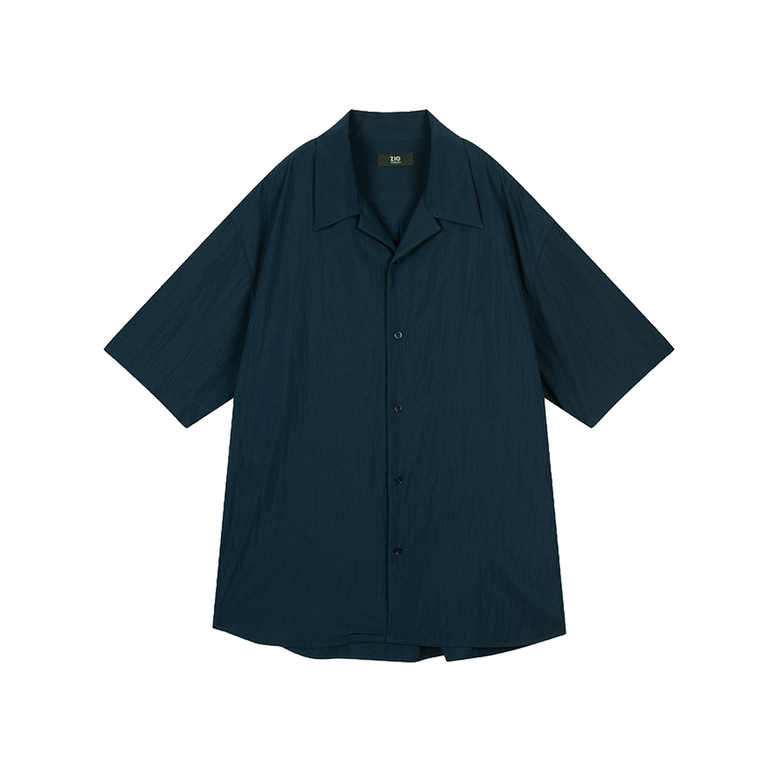 BI3SH342BL ZIOSONGZIO COLLECTION Open Collar Half Shirt Blue