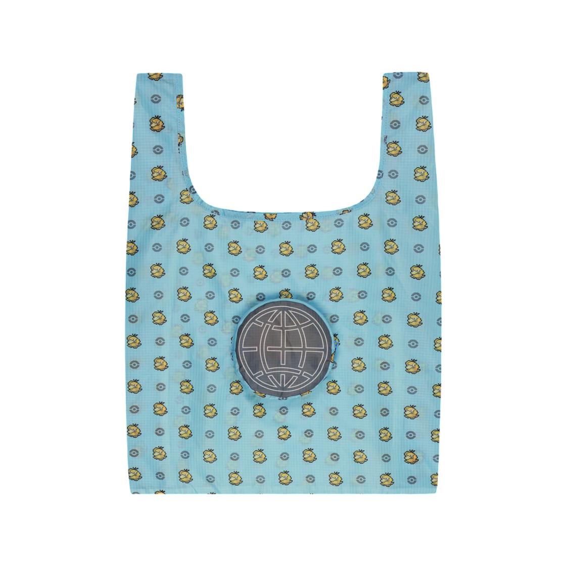 엘엠씨 x 포켓몬 픽셀 아트 몬스터 볼 패커블 백 블루(LMC x Pokemon Pixel Art Monster Ball Packable Bag Blue)