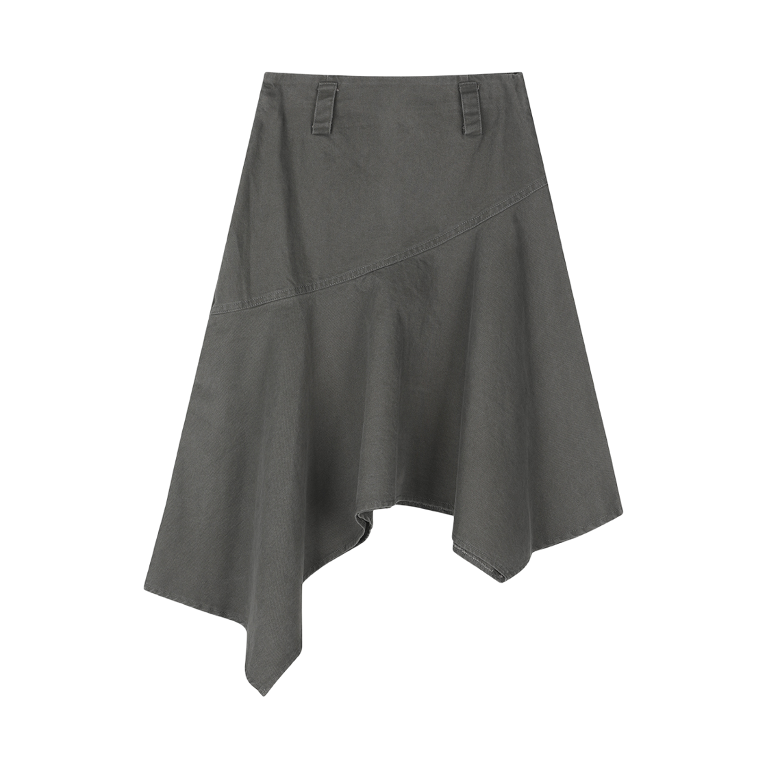 아크무어 어시메트릭 헵번 스커트 그레이(ARCMOOR Asymmetric Hepburn Skirt Grey) - 2