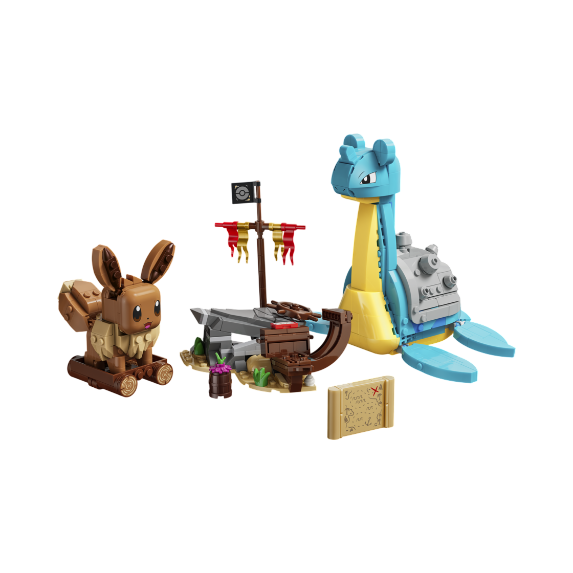 레고 포켓몬 스마트 플레이: 이브이와 라프라스의 보물 찾기(Lego Pokemon SMART Play: Eevee and Lapras's Treasure Hunt)