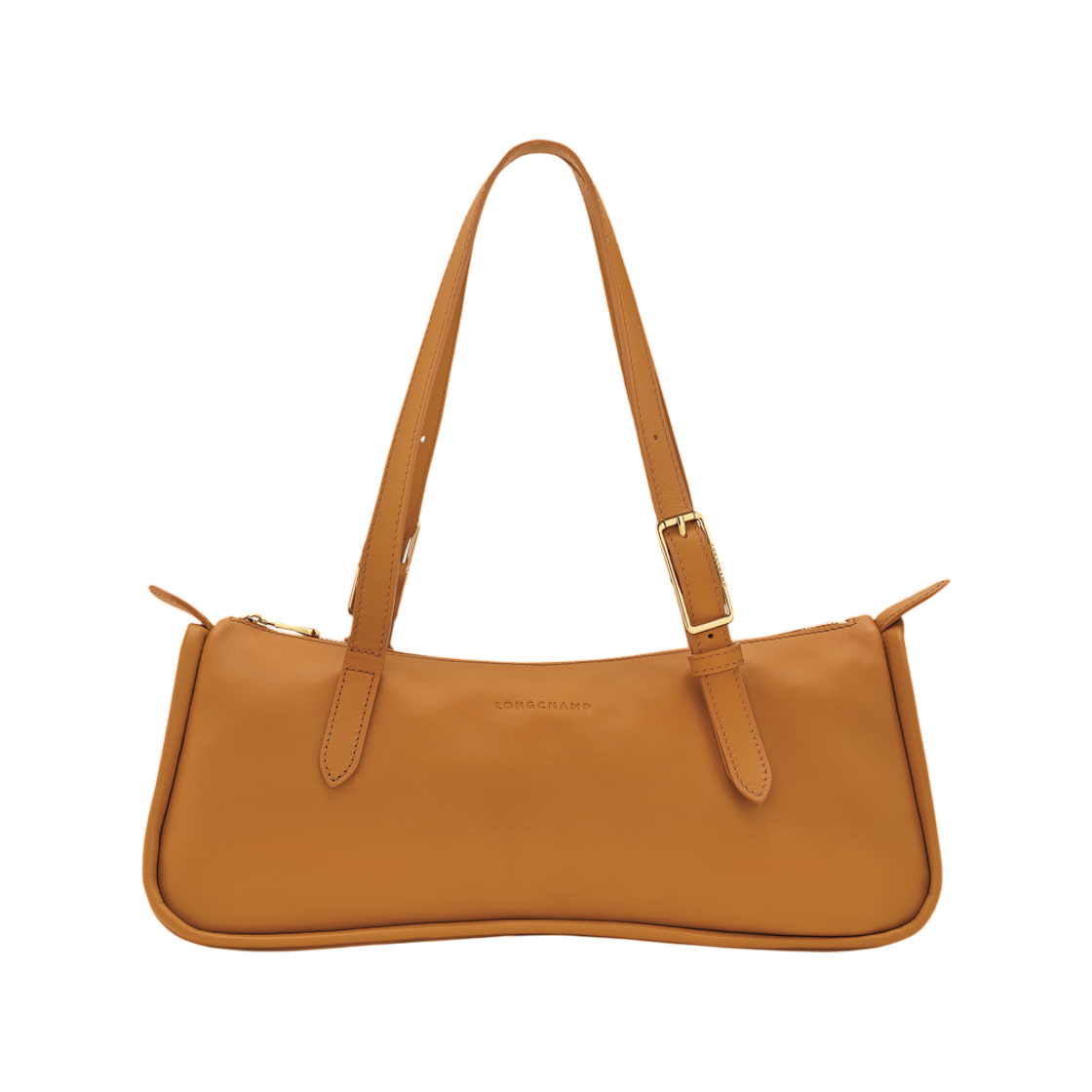 10369HJI121 Longchamp Looong L Shoulder Bag Caramel