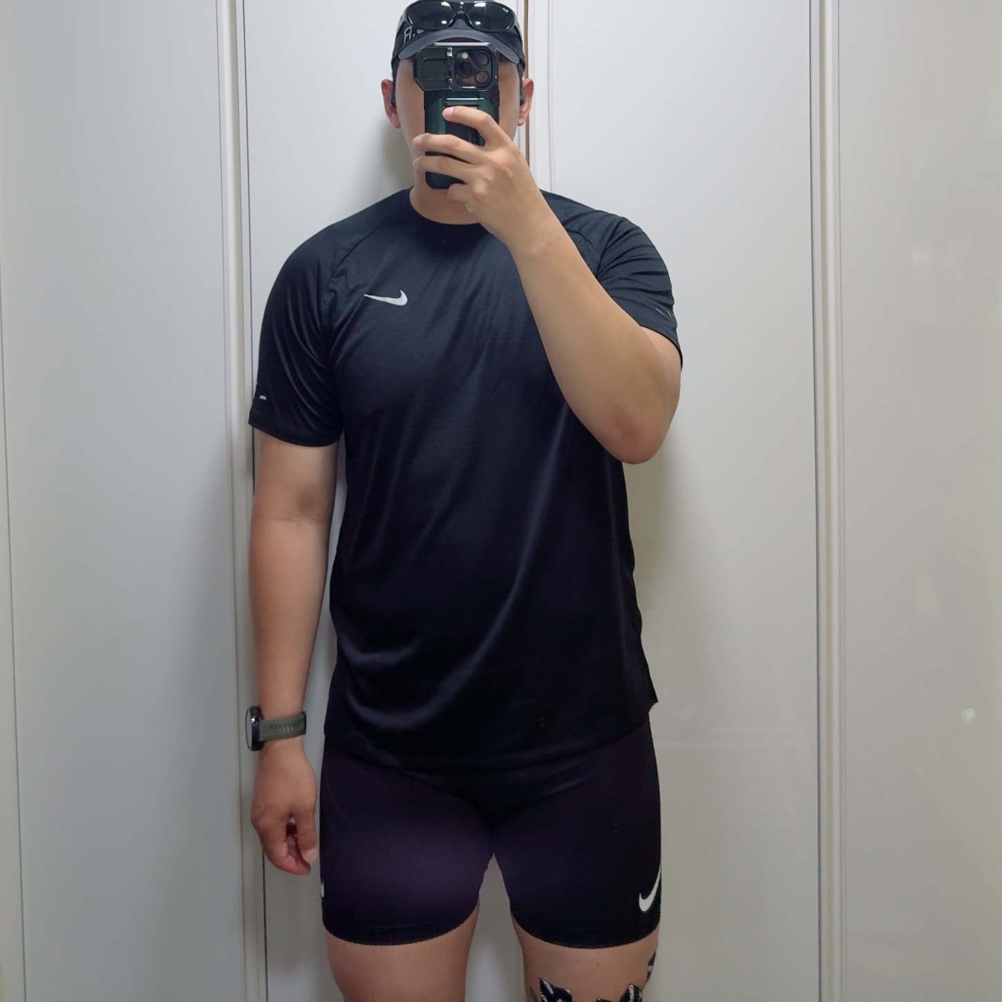 Nike Stride Dri-Fit ADV Short Sleeve Running Top Black - Asia 착용 스타일 - 1
