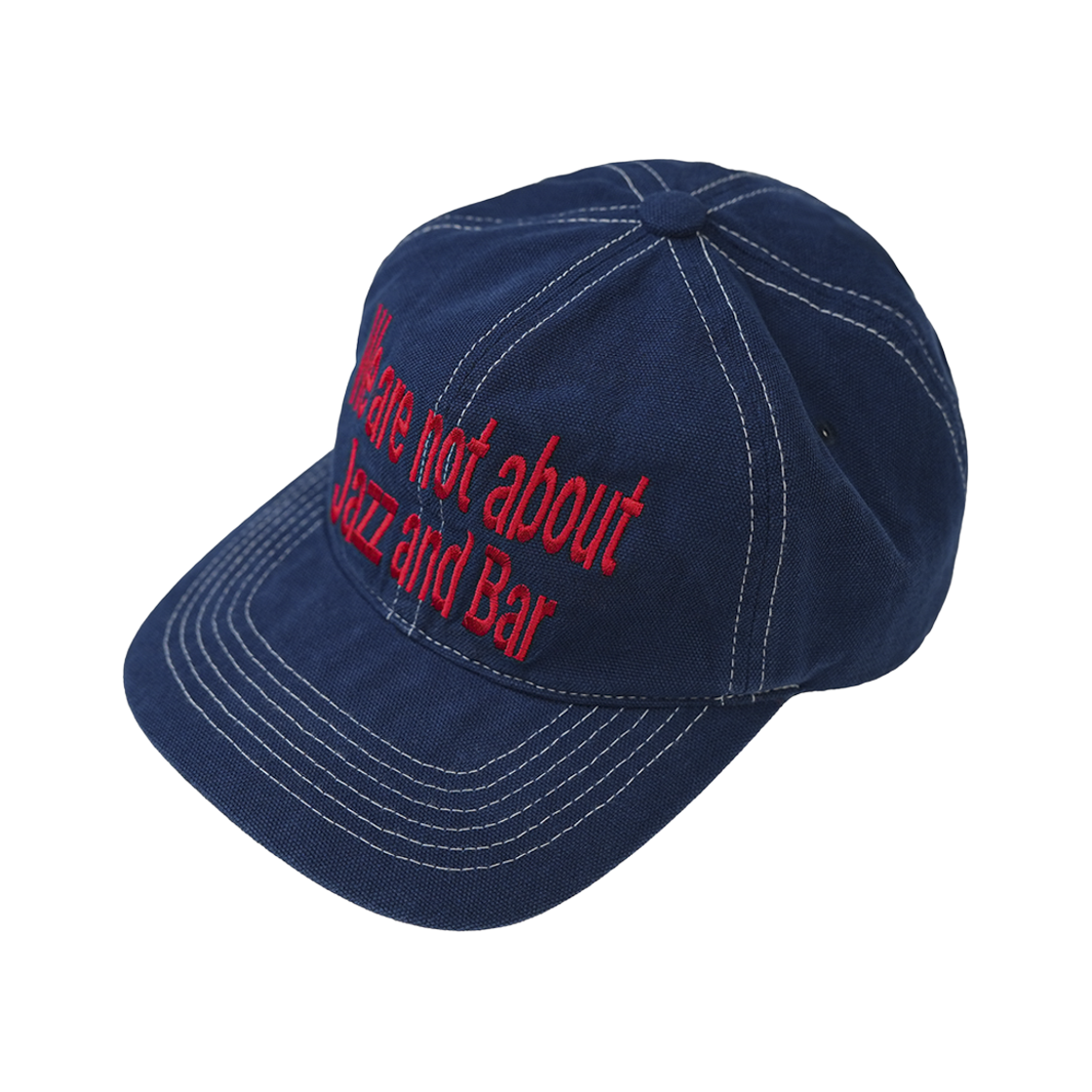 재즈앤바 워시드 로고 캡 워시드 네이비(JAZZANDBAR WNJB Washed Logo Cap Washed Navy) - 2