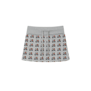 MILLO WOMEN x miffy I Apple MW Mini Skirt Melange Gray