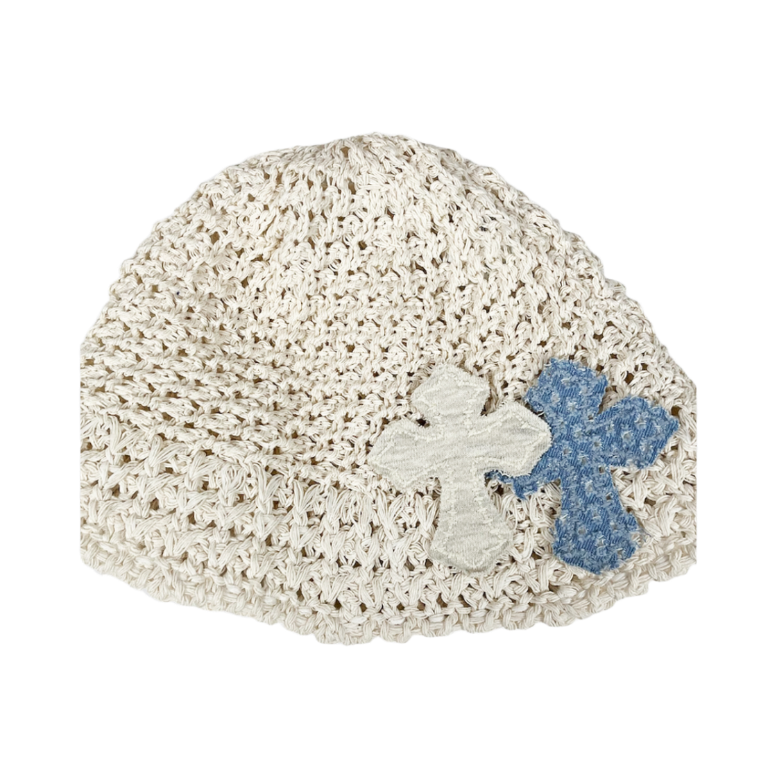 스케이터락 크로스 니트 버킷햇 아이보리(SK8ERROCK Cross Knit Bucket Hat ivory) - 3