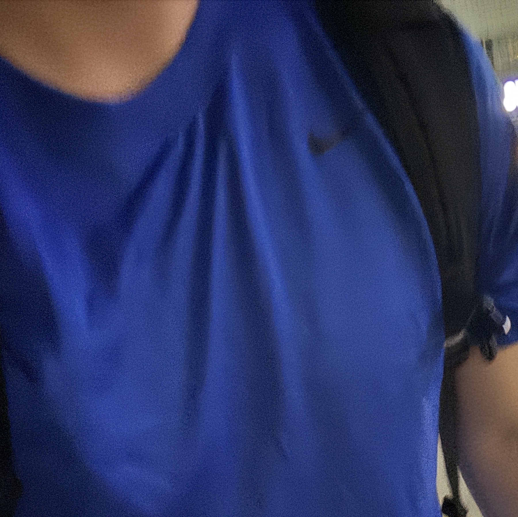 Nike Dri-Fit Fitness T-Shirt Game Royal - Asia 착용 스타일
